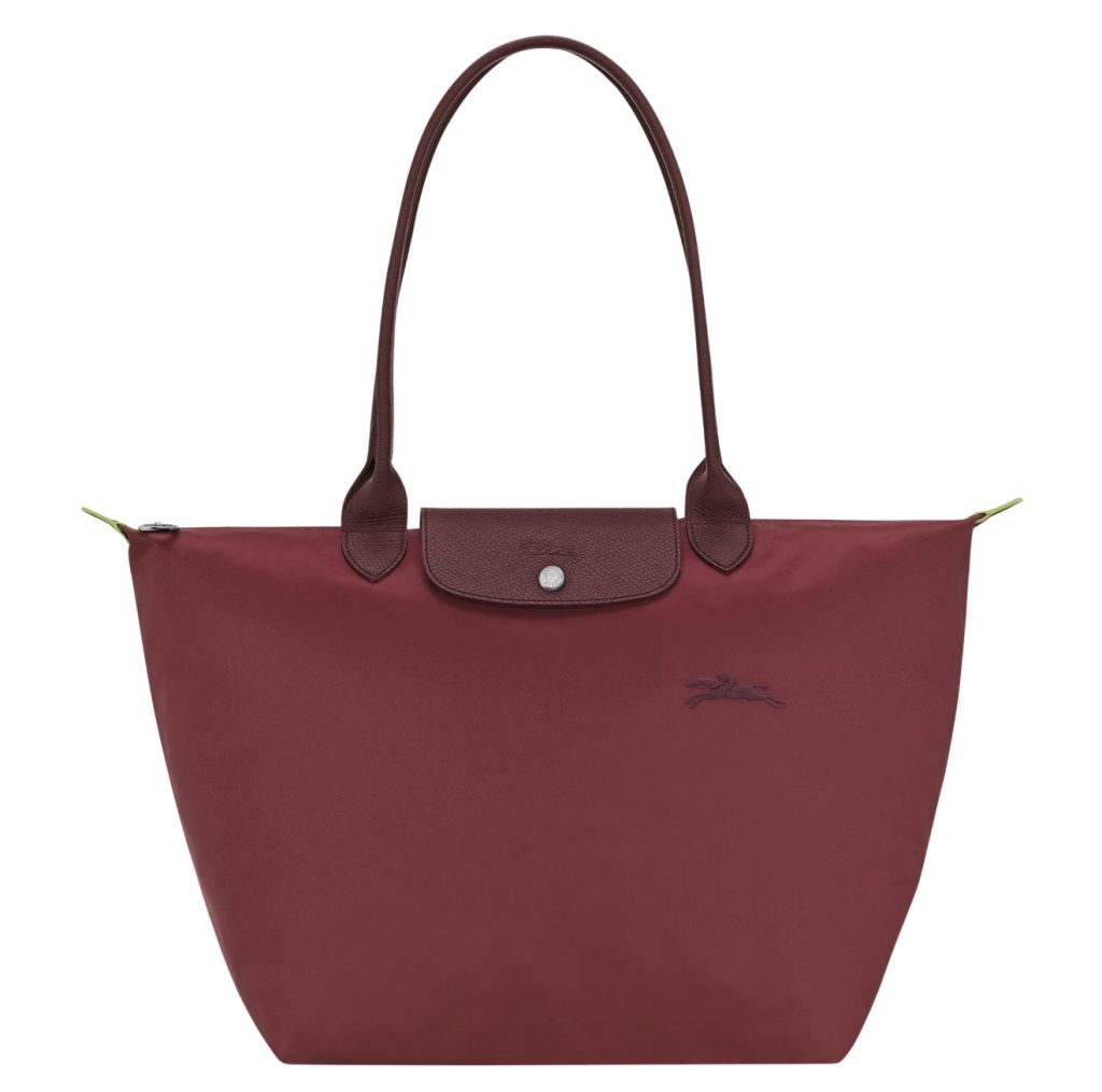 Longchamp Le Pliage Green Series Long Handle Pomegranate M