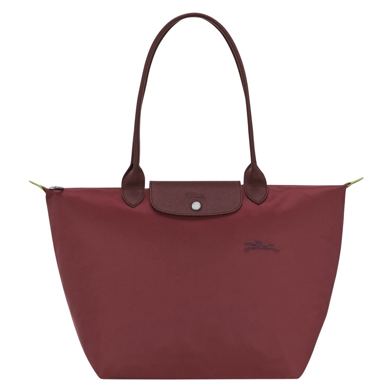Longchamp Le Pliage Green Series Long Handle Pomegranate M