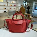Longchamp Neo Small Top Handle Handbag Ruby Red