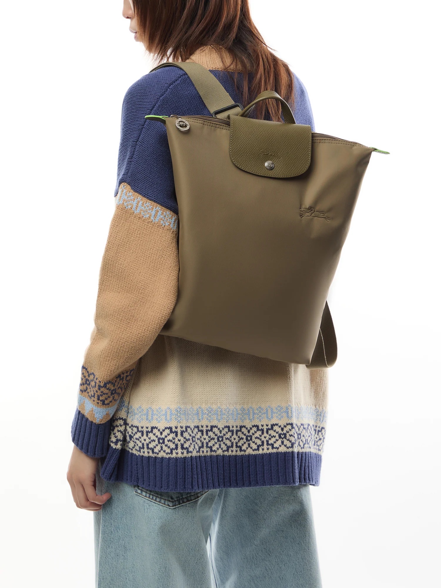 Longchamp Backpack Le Pliage Artichoke M - Image 2