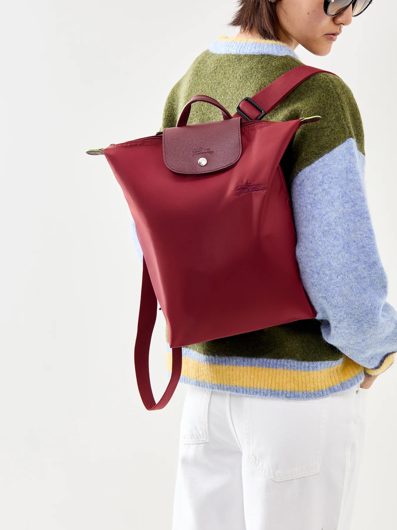 Longchamp Backpack Le Pliage Pomegranate M - Image 2